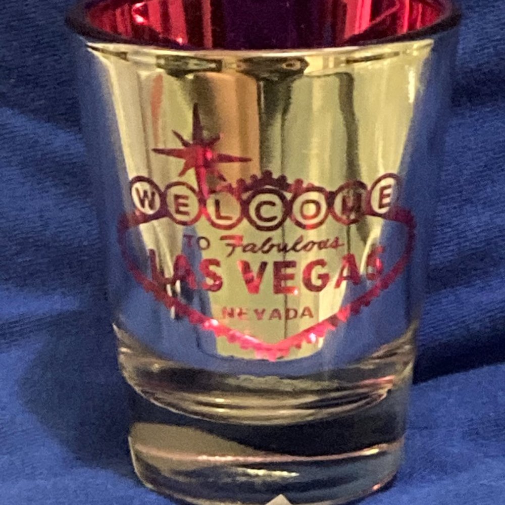 Brand new with tags LAS VEGAS shot glass